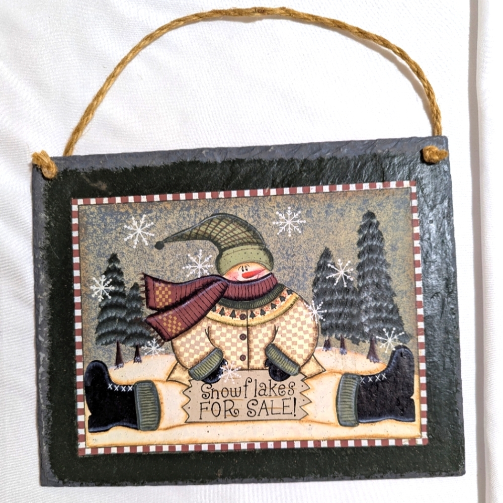 8-1/4" x 10-1/4" Slate Winter Picture
